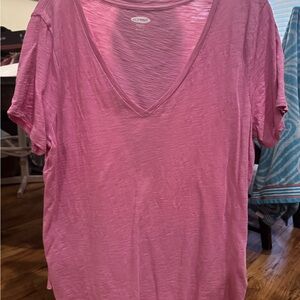 Old Navy Women's Short Sleeve Pink Tee